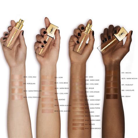 ysl le teint touche éclat compact|ysl touche eclat shade chart.